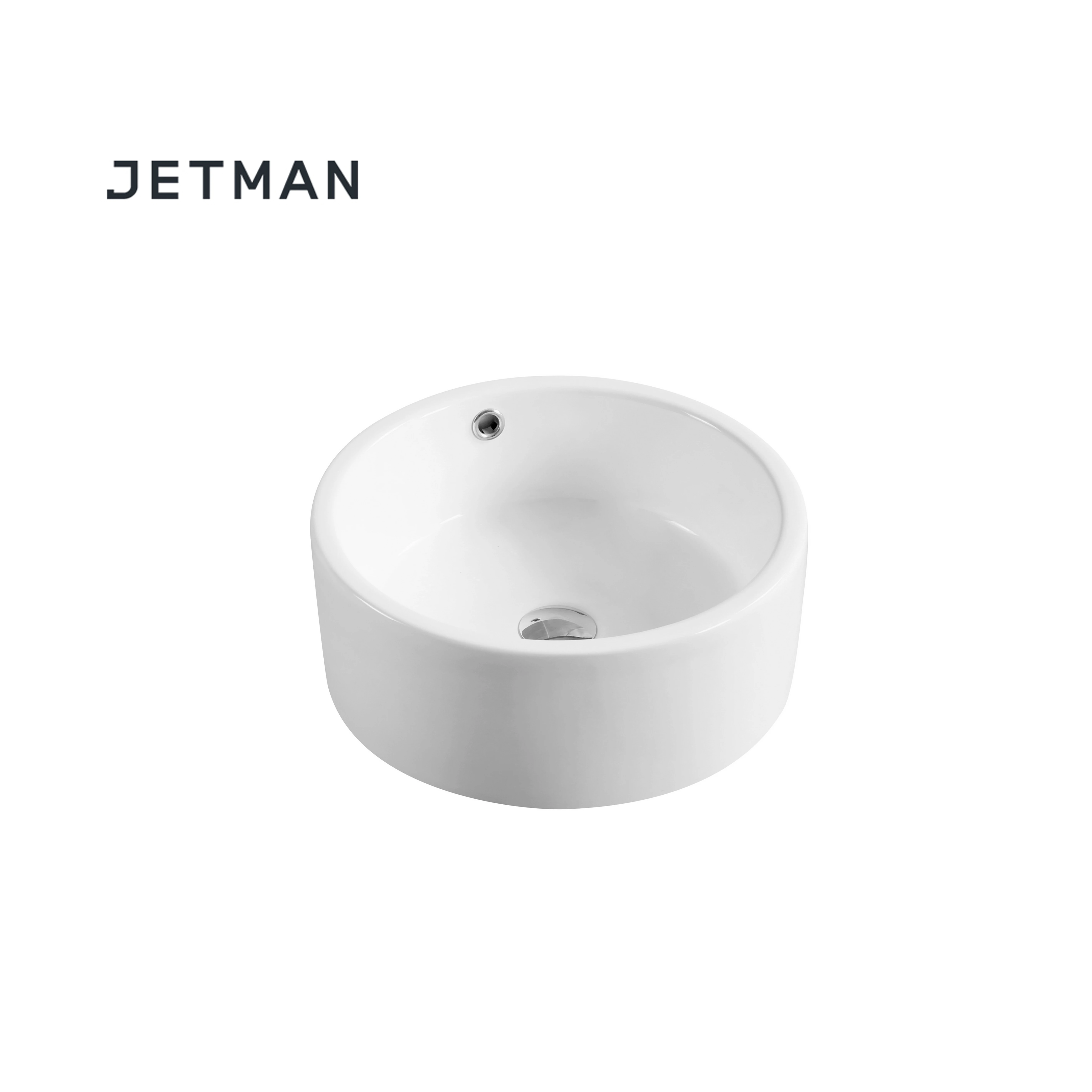 JM7866 330*330*125 Mini  Luxury bathroom art basin Round Ceramic shampoo basin
