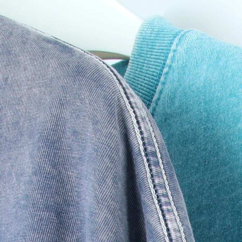 Wholesale blank acid wash oversized tee tshirt men graphic print t-shirts fashion distressed vintage t shirt