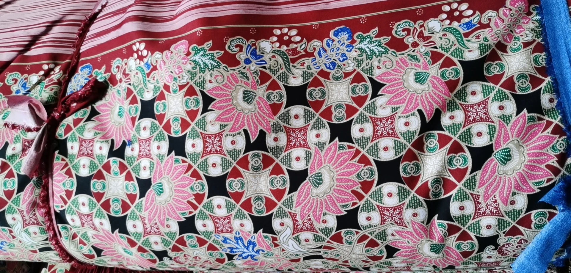 Африканский Саронг Стиль полиэстер микрофибра индонезийский батик ткань