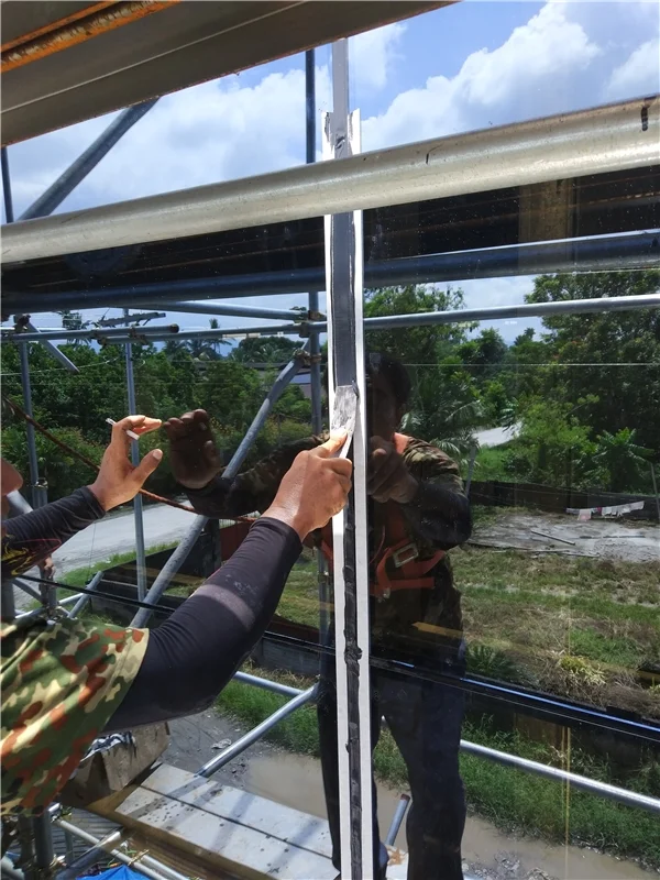 Aluminum Frame Glass High Quality Curtain Walls Facade For Building Exterior