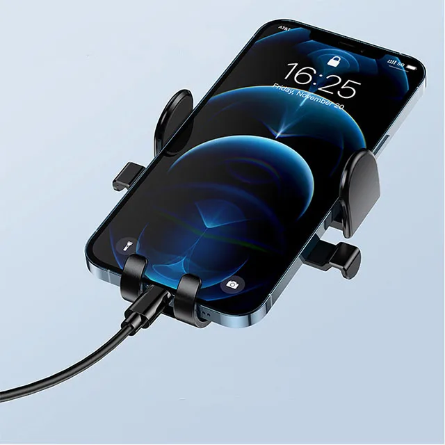 car accessories gravity car smart mobile phone holder air vent phone stand in the car for Samsung iPhone