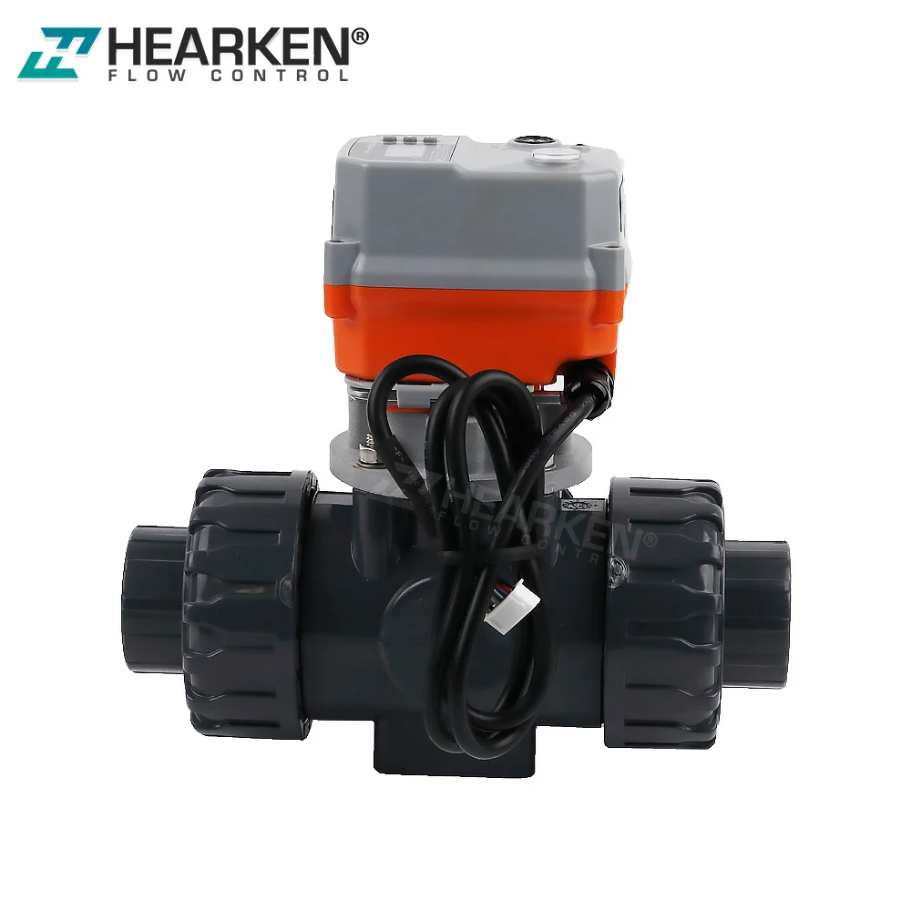 UPVC PVC 3 Way Electric Ball Valve