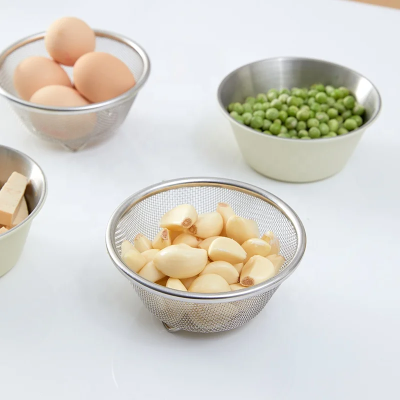 High quality stainless steel cone mesh strainer juicer filter colander