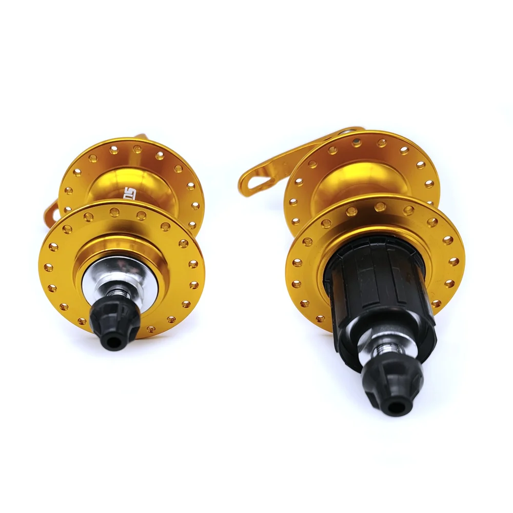 Bicycle Hub Material Aluminum Disc Model with sealed bearing SUNRUN FH-M02 RM-M02 GOLDEN MTB alloy hub