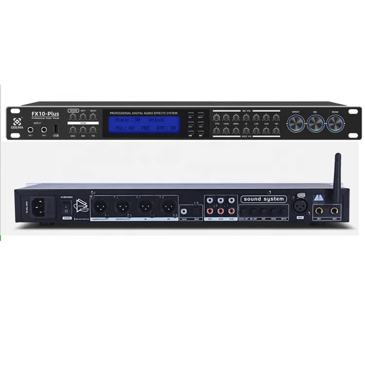 FX10-PLUS Professional Audio Processor with Bluetooth, USB Function