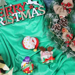 Top Selling Christmas Cute Funny plush Durable pet chewing toy dog squeaky tennis training ball