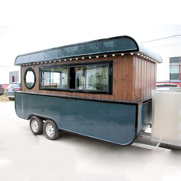 bubble tea coffee candy mobile retail carts trailers for crepes sale breakfast