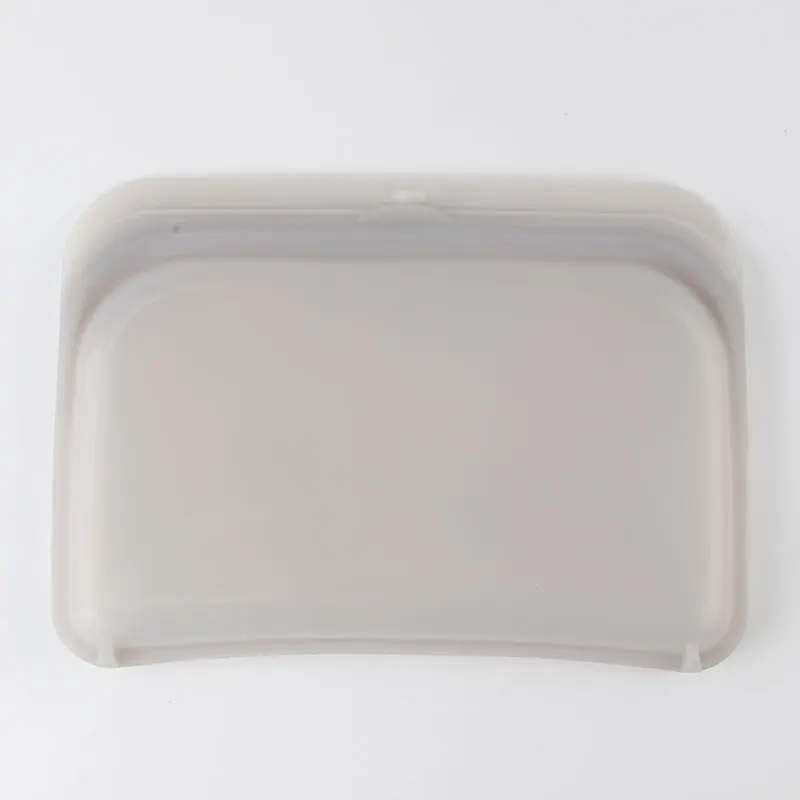 Eco-friendly leak-proof reusable frozen liquid silicone food storage bag Reusable food ziplock bag