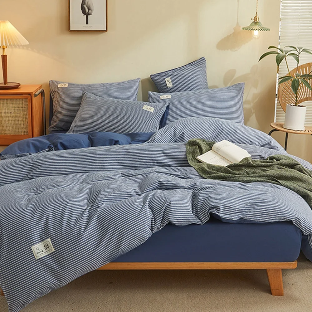 Factory High Quality 100% Cotton Bed Sheet Cotton Bedding Set Bedsheets Sets Duvet Bedding Set