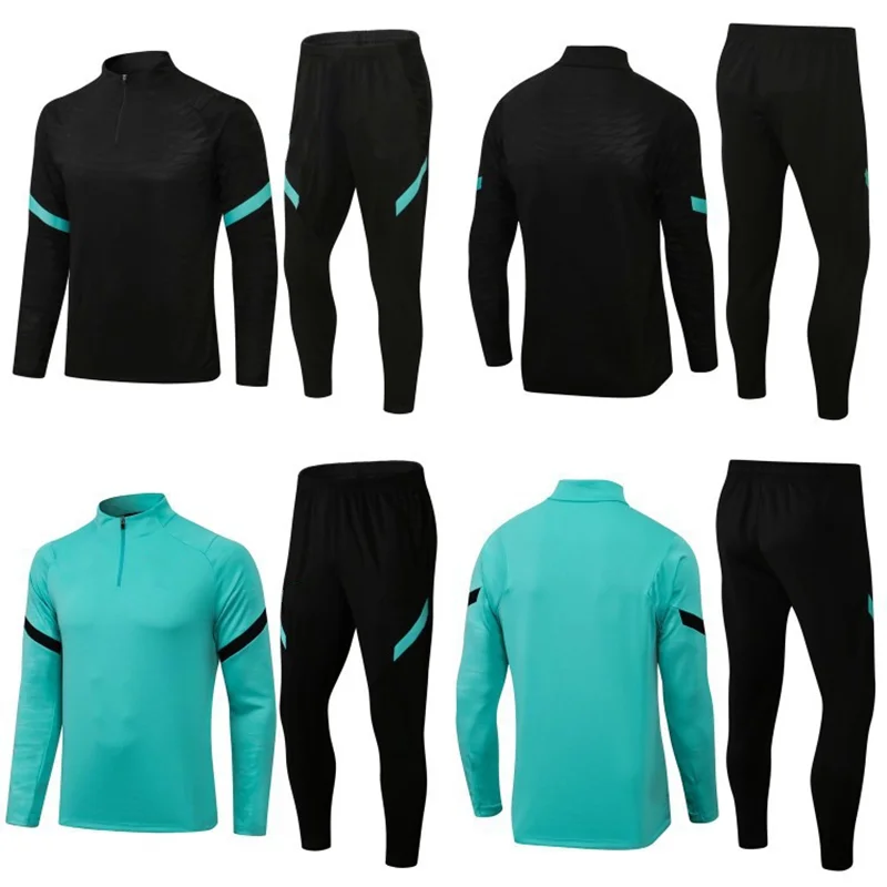 2022  Adult child football uniform winter long sleeve training suit wholesale soccer jersey customized Logo Printing jersey