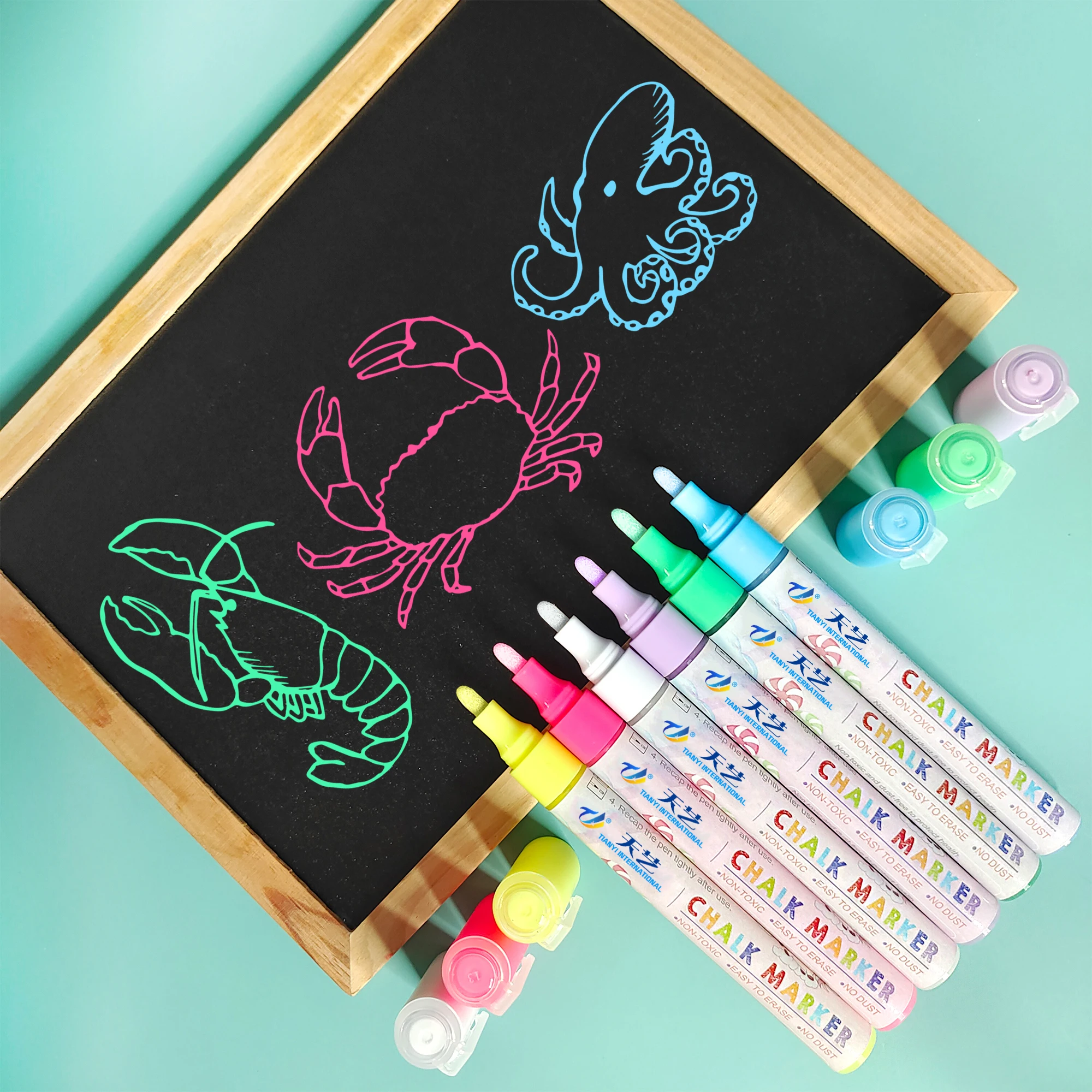 Перо для жидкого мелового маркера Flashcolor 3 мм светодиодная ручка-Хайлайтер осветительной доски высококлассная ручка