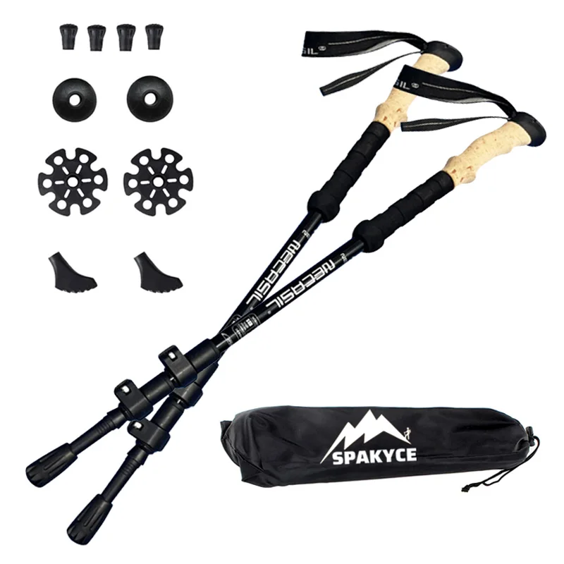 Foldable Walking Cane for Collapsible Lightweight Adjustable Portable Hand Walking Stick