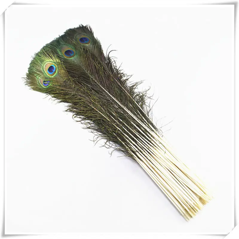 wholesale Natural Real Peacock Feathers For Crafts 10-80cm 50-100-200pcsDIY Home Hotel decor room vase Wedding decoration plumes