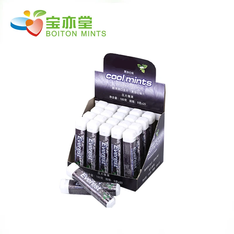 Factory direct strawberry flavors bulk white mint candy customized with logo