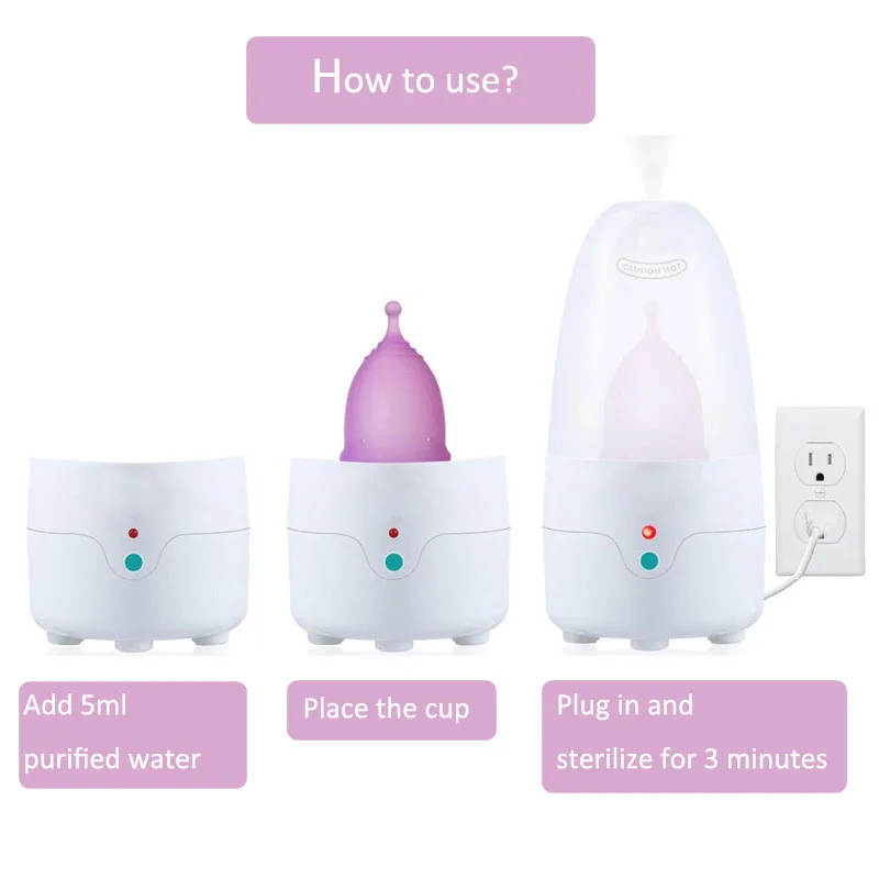 
2019 Electric New Products Product Plastic Product Making Machinery Menstrual Cup Sterilizer 