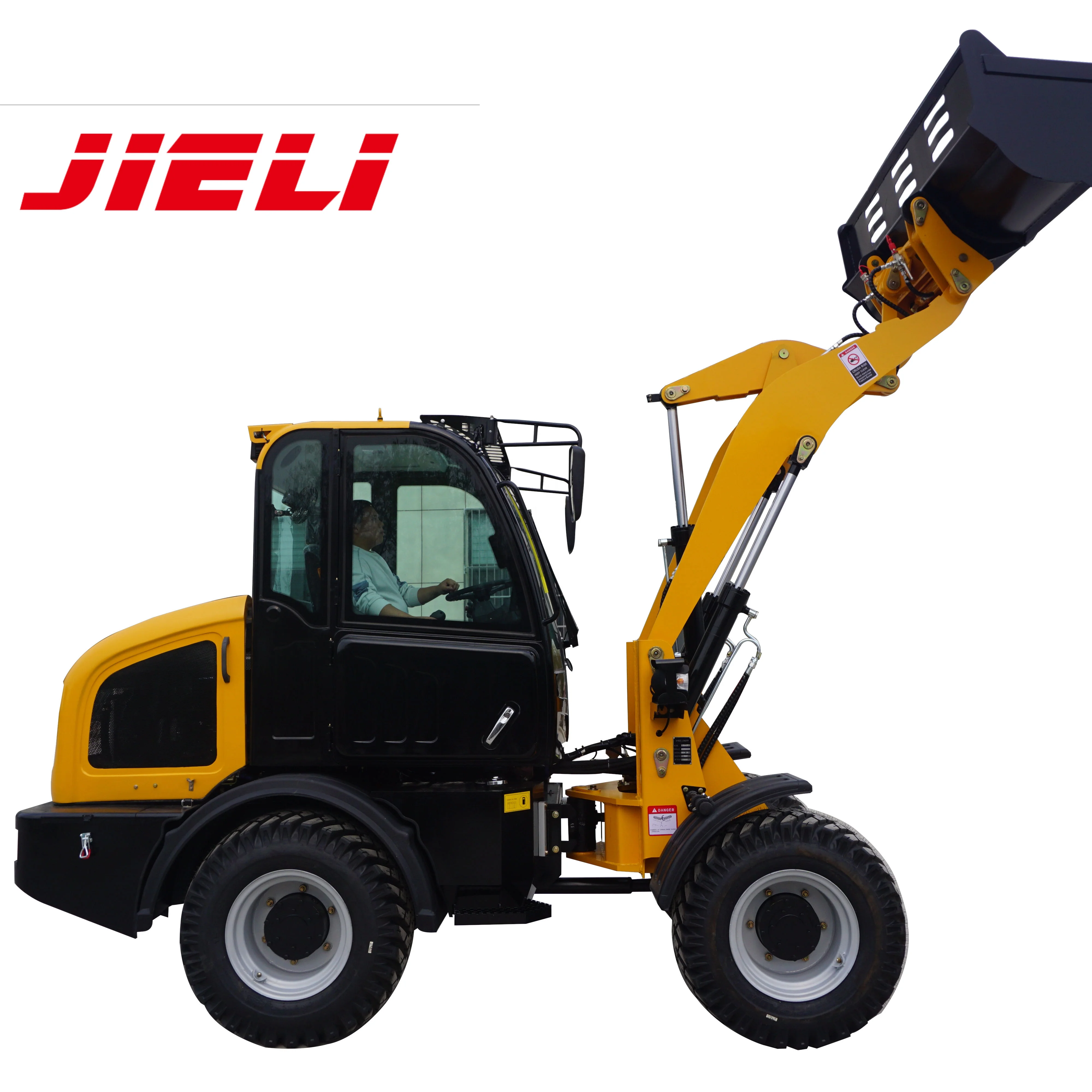 CE good price EPA EURO China Jieli factory professional 4 wheel drive construction diesel front end wheel loader