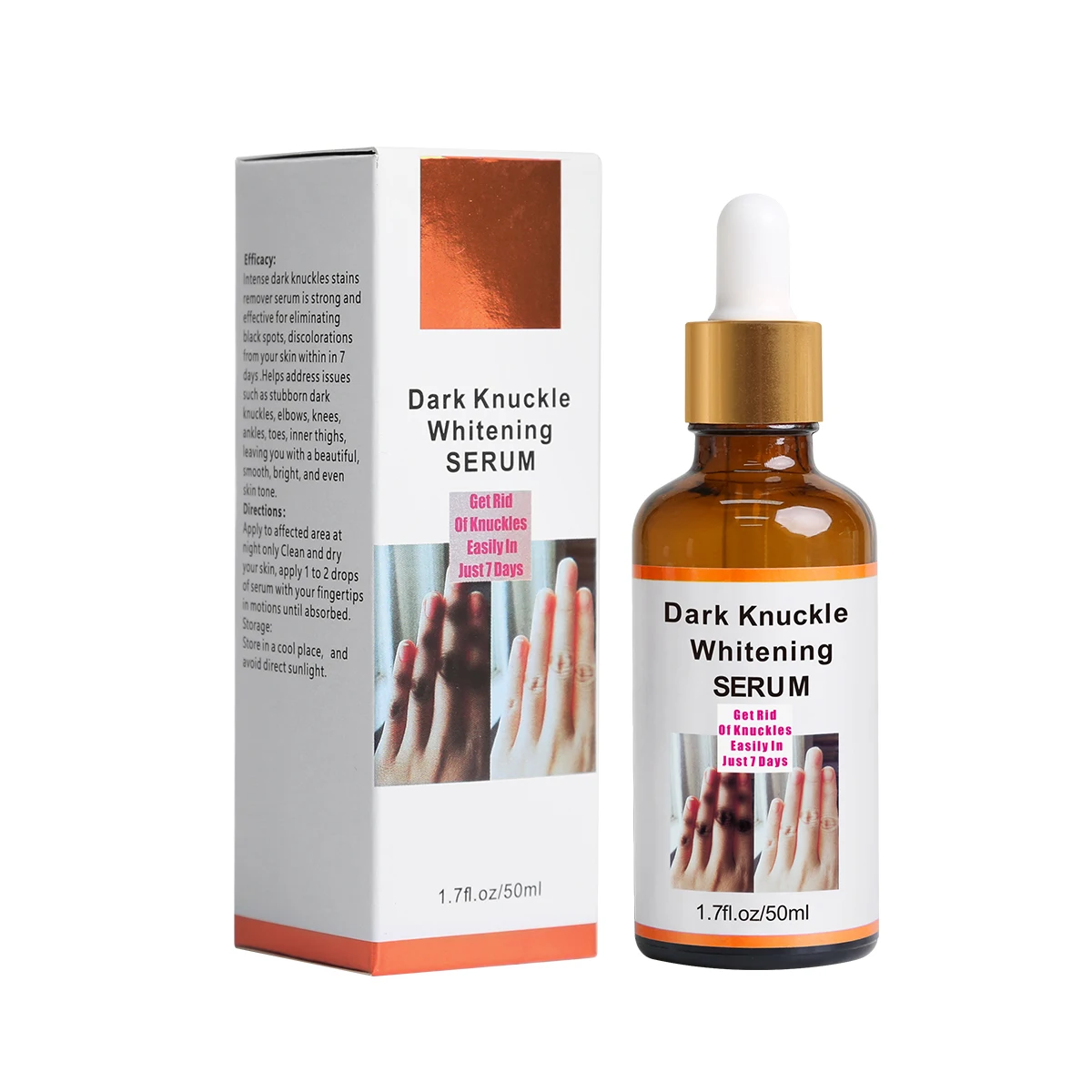 Dark Knuckles Removal Whitening Skin Care Serum Pigmentation Corrector Knuckle Removing Solution Black Skin Bleaching Products