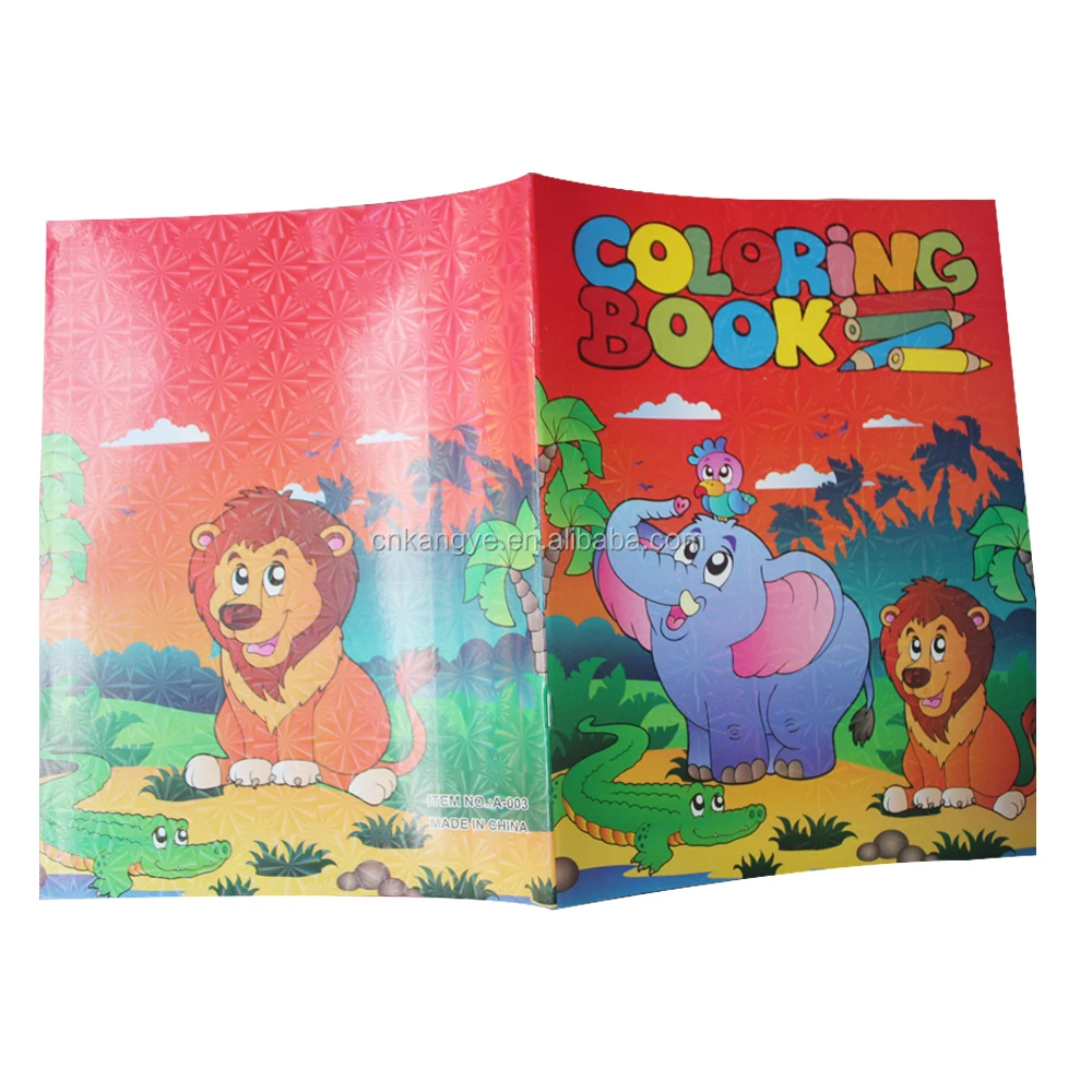 Оптовая продажа Высококачественная книга с цветным наполнителем Детская обучающая для рисования своими
