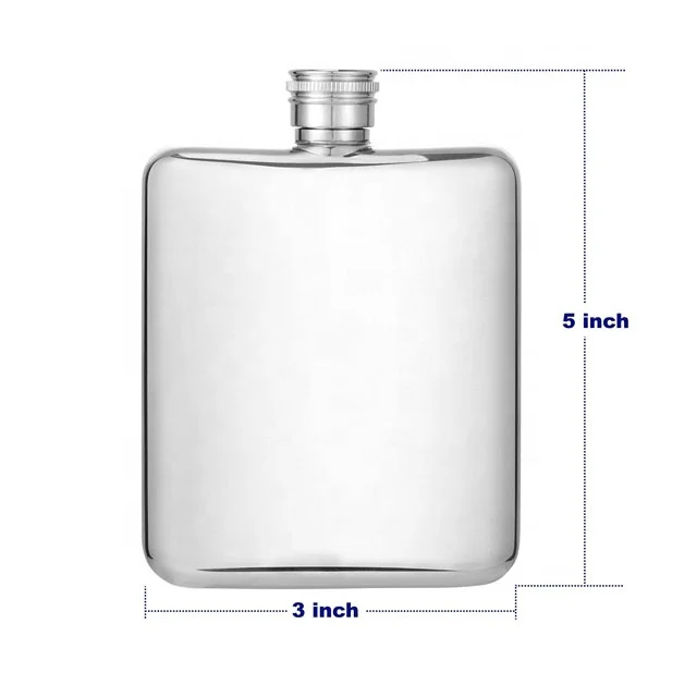 Customized Paint Top Shelf Flasks Stainless Steel Portable Funnel Set Hip