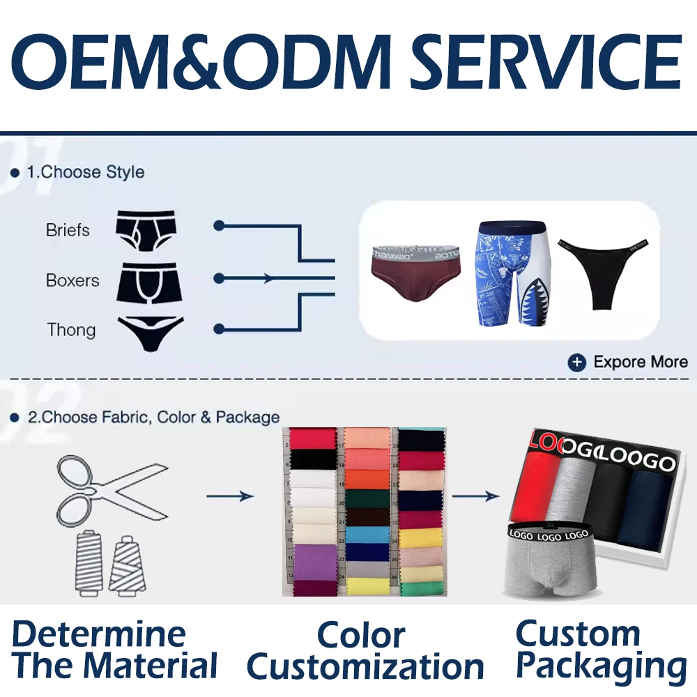 Good Quality man boxer briefs Boxer Shorts Custom Logo Brands Underwear Breathable Solid Boxer Briefs For Men