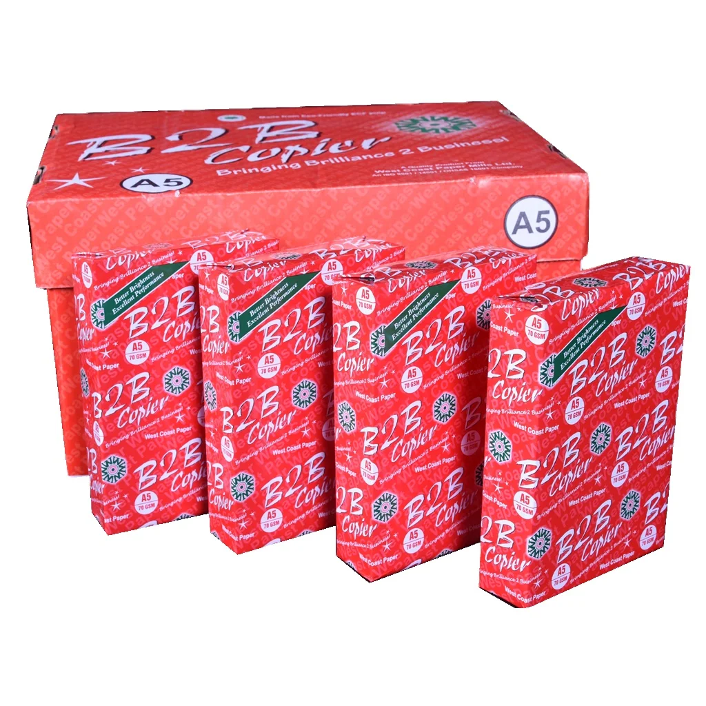 B2B Copier Copier A4 70gsm copy paper 500 sheets/80 GSM A4 Copy Papers