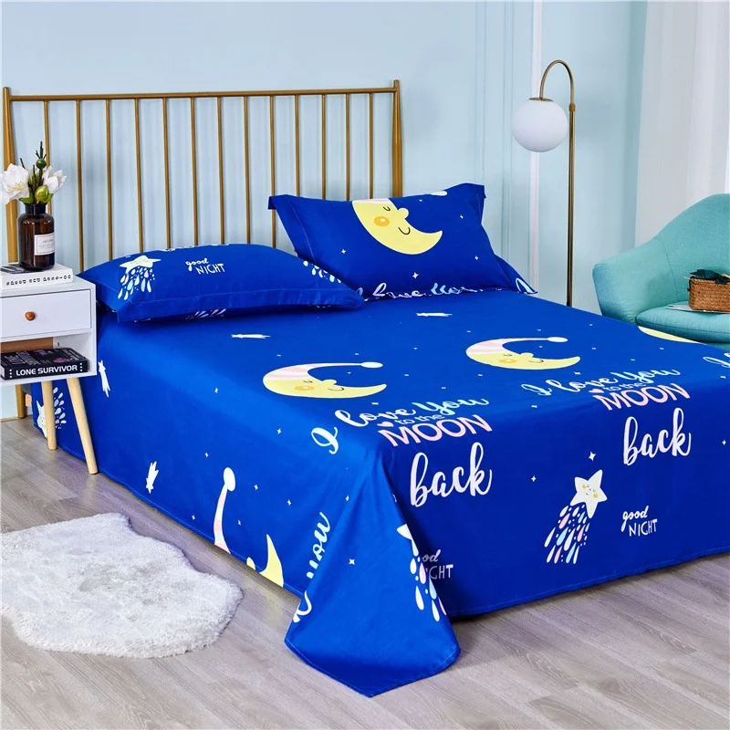 Super hot sale 100% cotton cute dinosaur kids design bedding set bed linen bed sheet