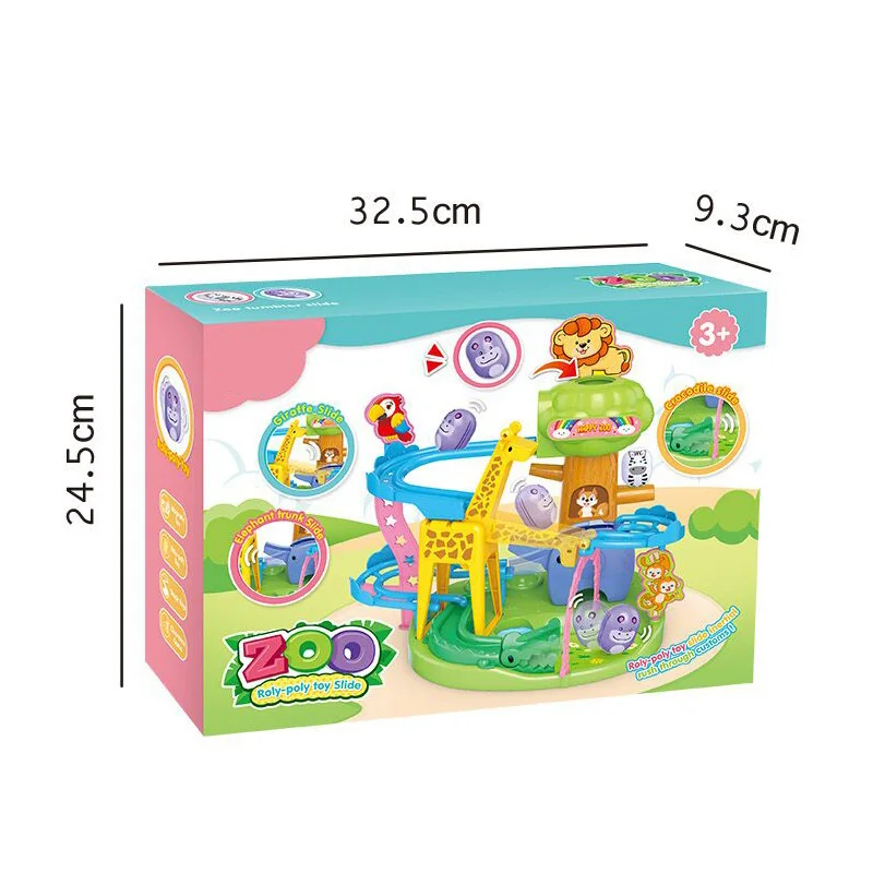 Kids Funny Game Zoo Animal Slide Railway Race Track Toys Slot Toy 286712T Shantou Accept CN;GUA Plastic,plastic 3 + ABS HPD