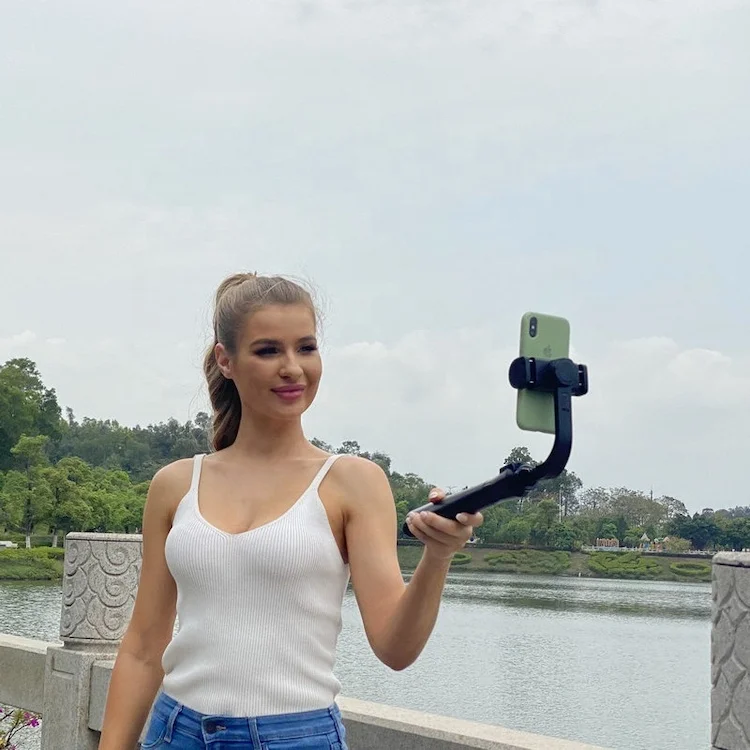 3 in 1 Smartphone Portable Handheld Grip Tripod Holder Selfie Stick Stabilizer with Wireless BT
