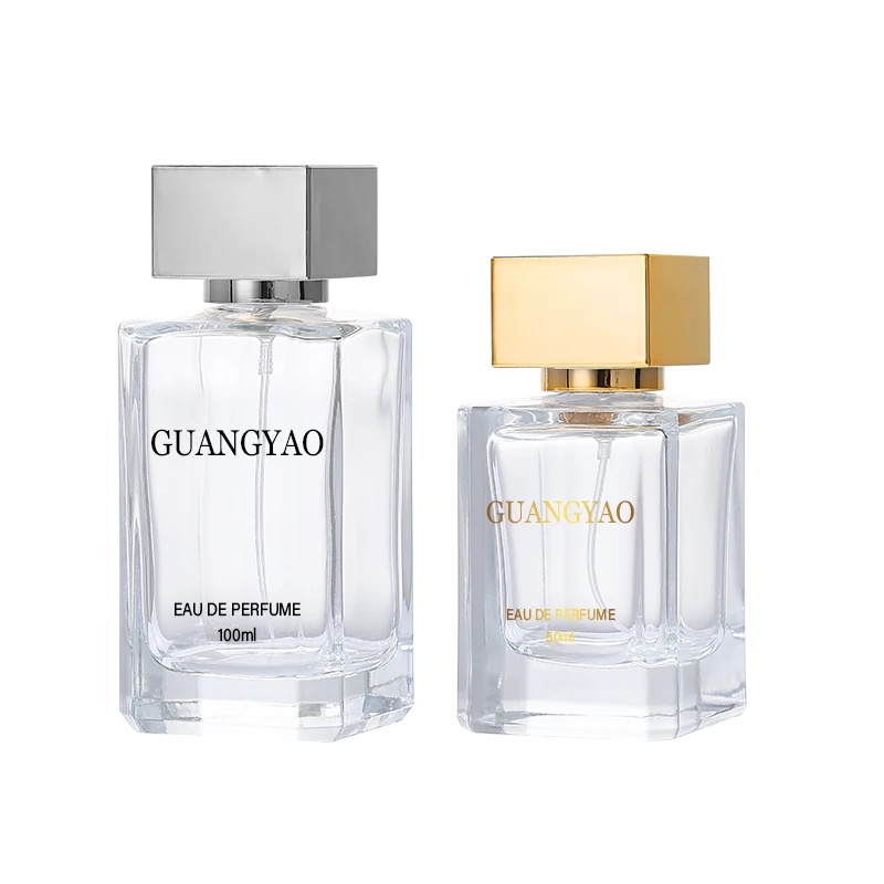 luxurious 50 ml perfume bottle crimp crystal bottle perfume glass bottles perfume For Gift