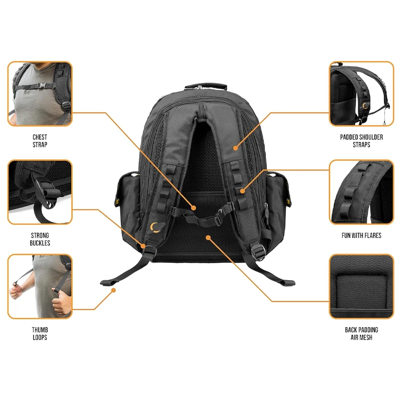 Newest Design Music Equipment Travel Cases DJ Mixer Controller Carrying Bags DJ Controller Backpack with Customizable Dividers