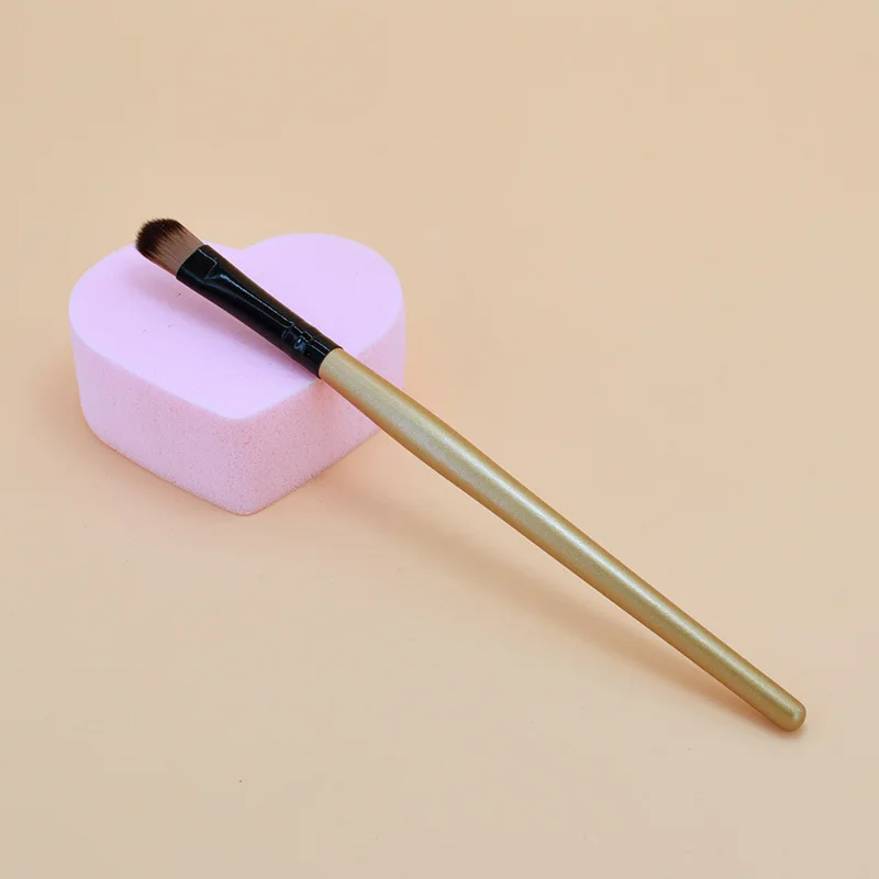 Black eye blender  kabuki Mix color Lip Liner make up brush wooden Eye shadow single makeup brush