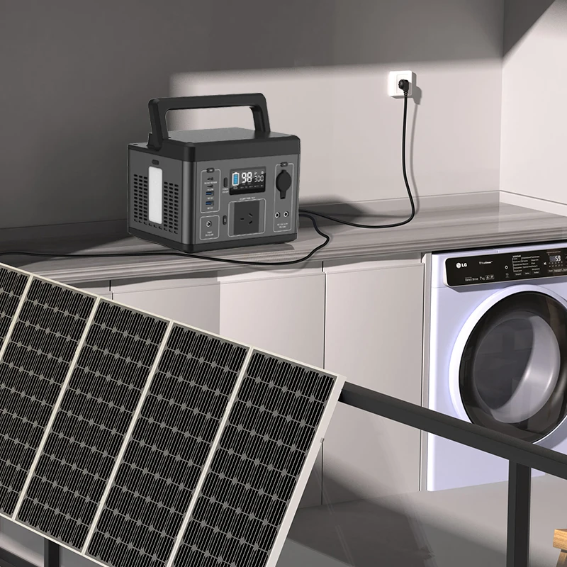 Outdoor High Capacity Camping Solar Mobile Bank Portable Power Station Generator Ctechi Power Station 300w