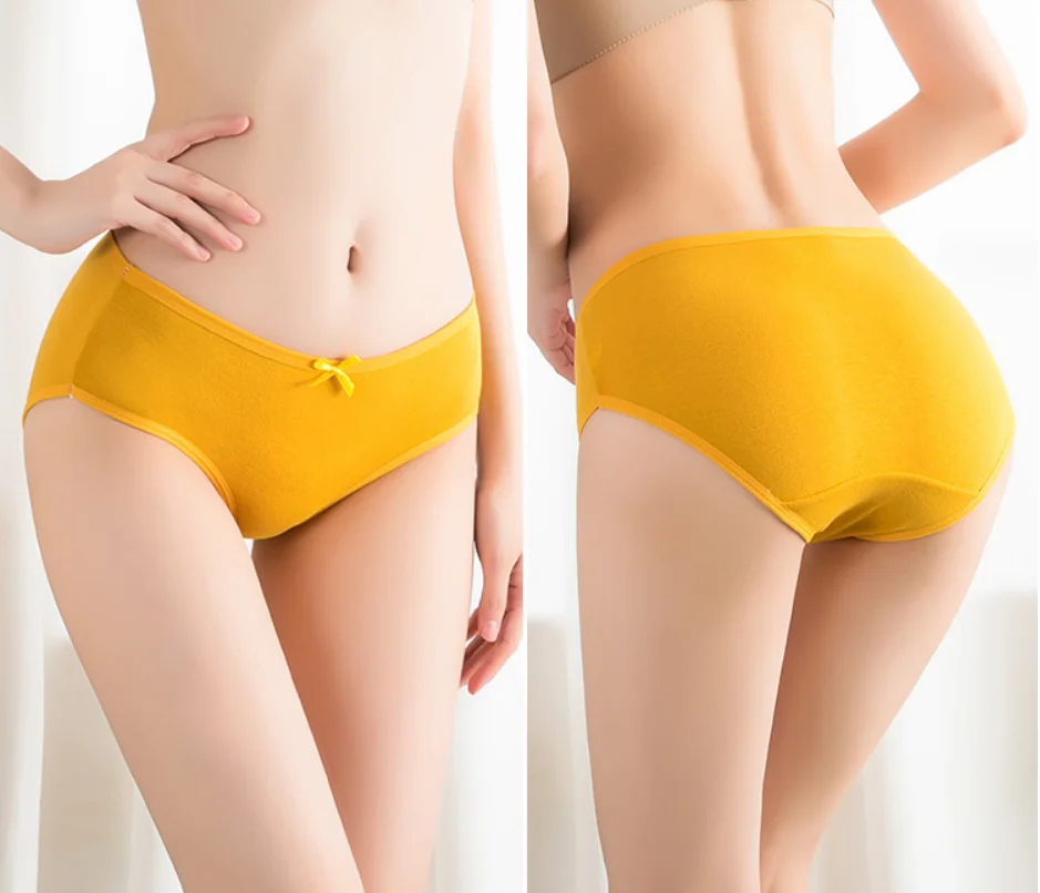Macaron middle waist women briefs cheapest girls cute big panties