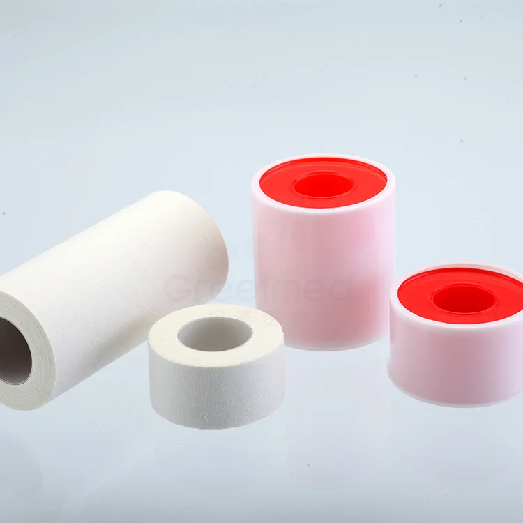 Surgical Cotton Adhesive Bandage Perforated Aperture Adhesive Wound Plaster Roll Zinc Oxide Plaster With Pores