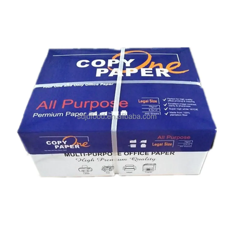 Copy Paper A4 70gsm 75gsm 80gsm Papel Resma A4 75g Office papers
