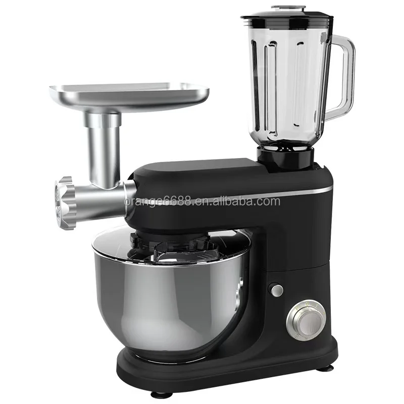 5L Kitchen Appliances Home 3 In1 Multifunctional Stand Mixer With Blender and Meat Grinder Parts Food Mixers