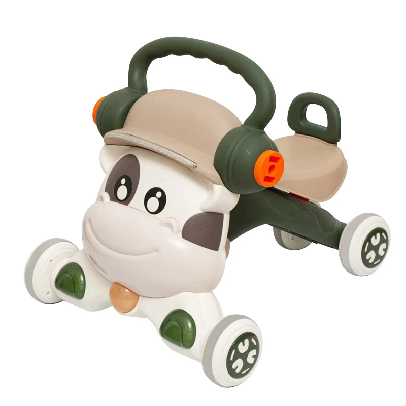 Purorigin Education 3 in 1 handheld baby walker toys twist car scooter multifunction baby walker with music and light