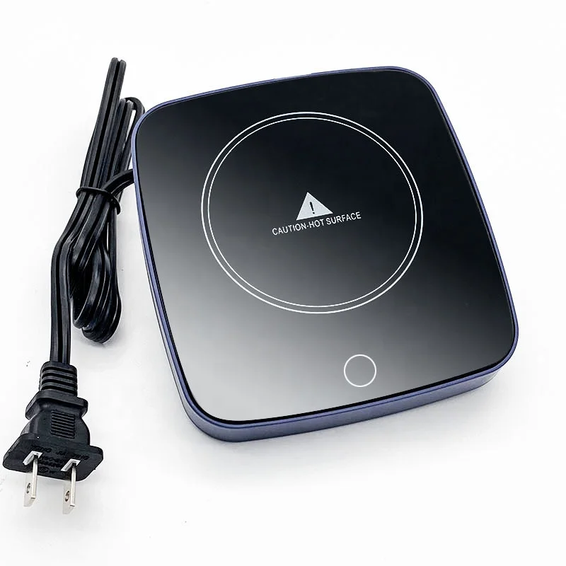 110V/220V 55 Degrees Temperature Control  Electric Heat Cup Coffee Ceramic Heating Mug Warmer