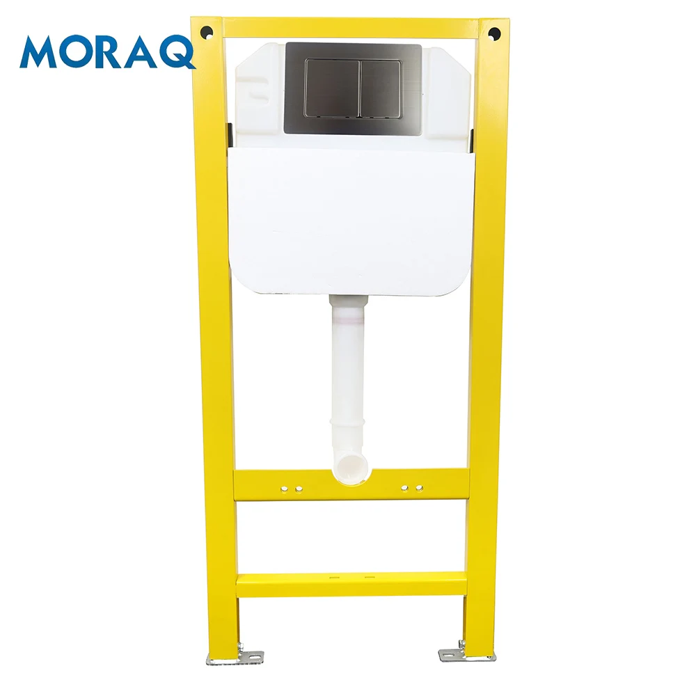 Manufacturer Concealed Cistern Actuator Flush Plate with Square Buttons Toilet Push Buttons Flush Plate