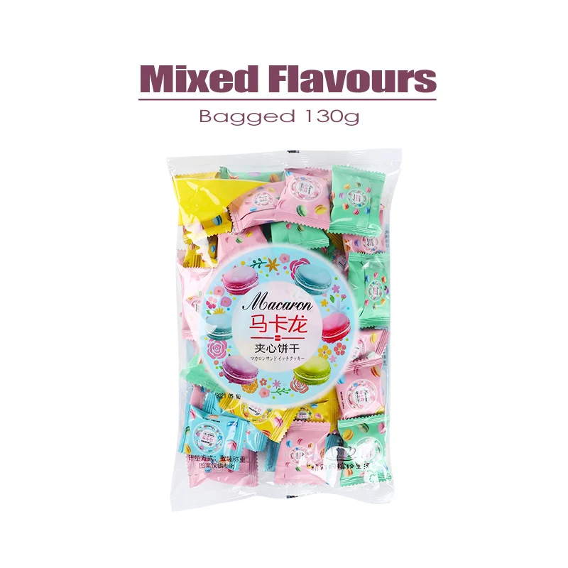 Professional Manufacturer Made Macaron Cookies chip twinkies Ganache biscuit 128g