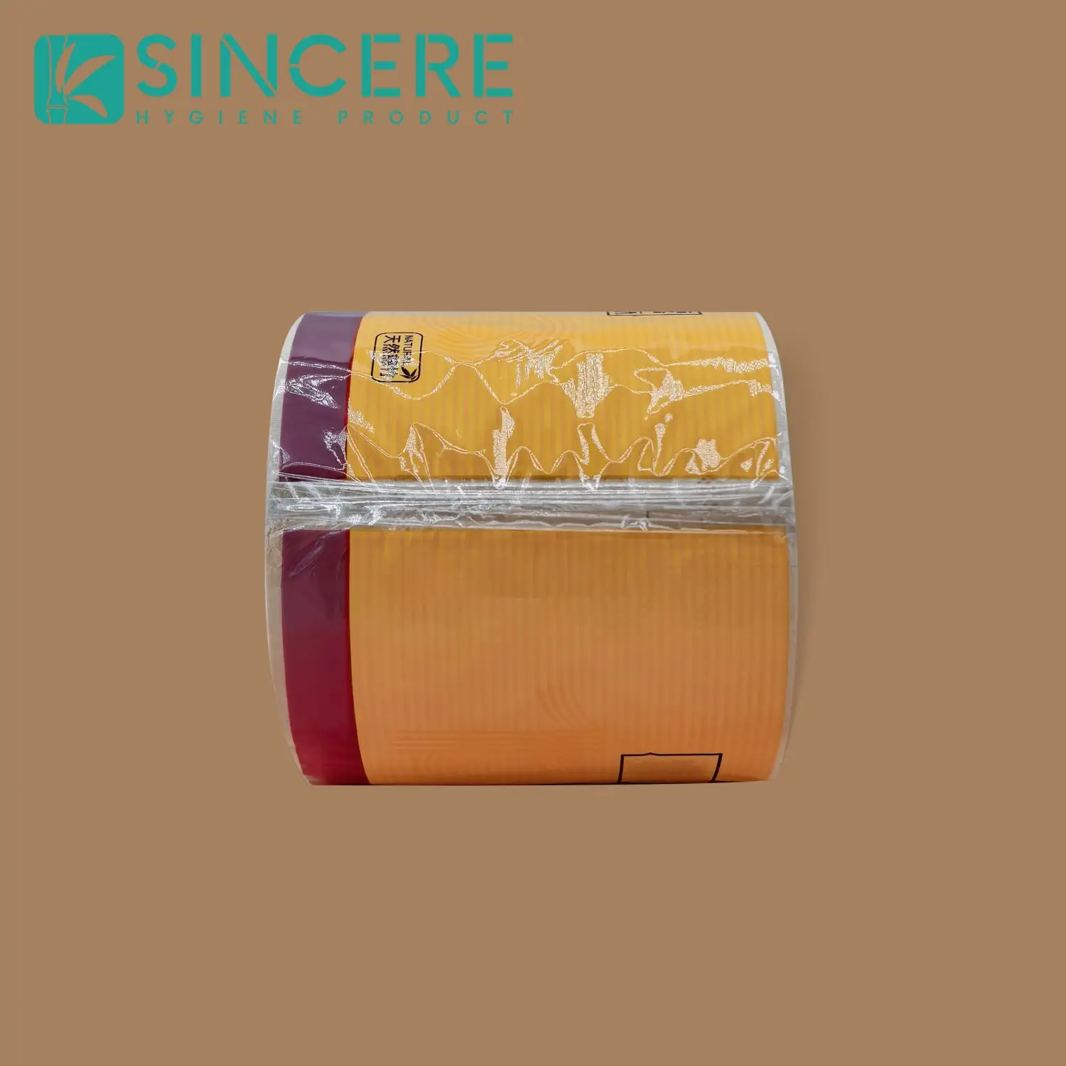 Unbleached bamboo tissue bamboo paper 3 ply fsc bamboo toilet paper rolls