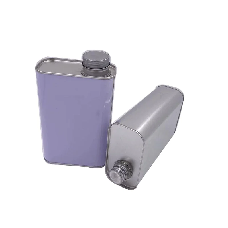 China Supplier Customize 1L Square Empty Tin Cans For Engine Oil Olive Oil Packaging