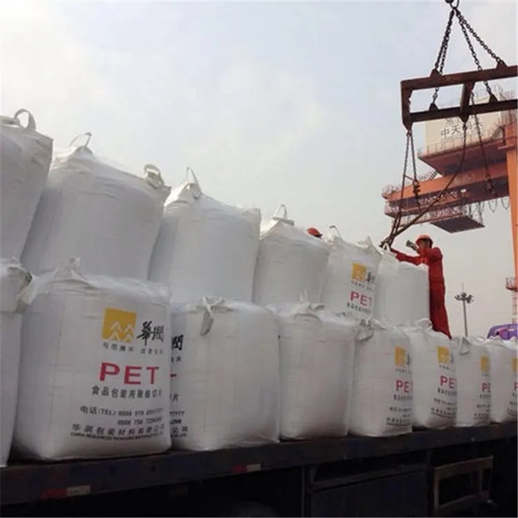 Water Bottle Grade IV HUARUN CR-8816 Granule PET Resin Chips  Virgin PET Resin Bottle Grade