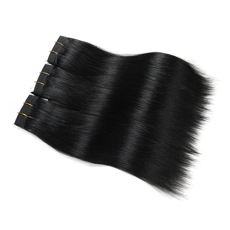 
Wholesale 100 Human Hair Weaving Silky Straight Natural Color #1B Hair Weft Virgin Brazilian Human Hair Extensions 