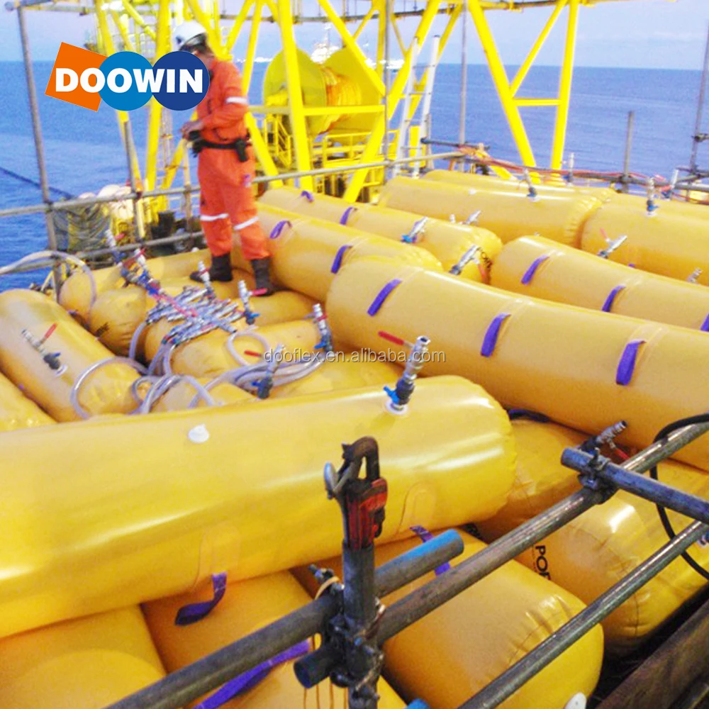 The best choice overload PVC rescue boat Sausage Bag For Lifeboat Load Test