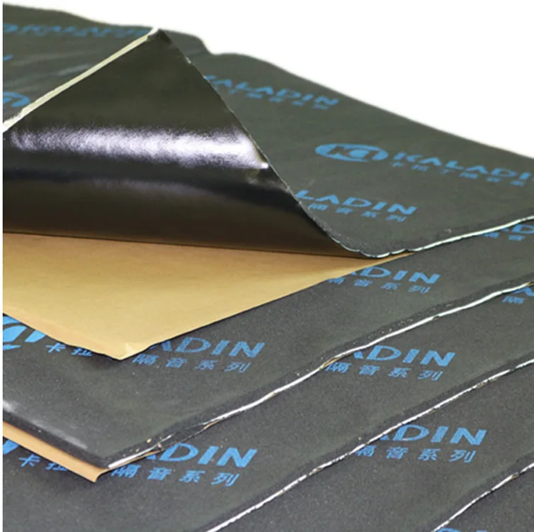 Best-selling  C5  Black Waterproof Sound Deadening Material Vibration Absorption Three In One Sheet