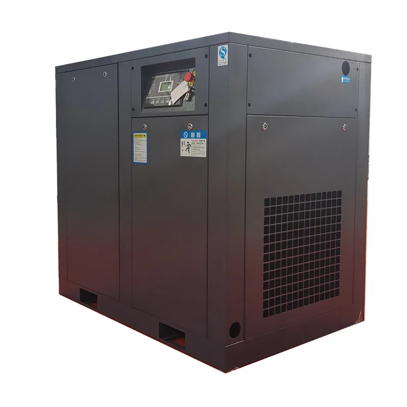 Low Noise Direct Driven 8bar 45kw 60hp Fix Speed rotary screw air compressor Low Energy Loss