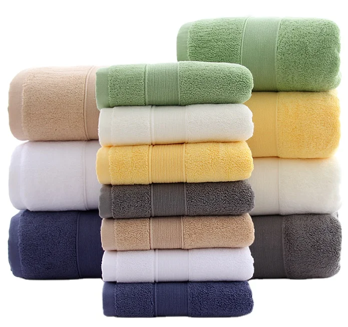 Оптовая продажа Хлопковое полотенце для лица роскошное Дешевое удобное 100% Хлопковое полотенце