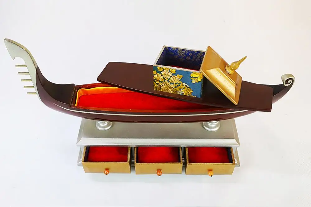 Purely handmade wooden craft boat model ship model