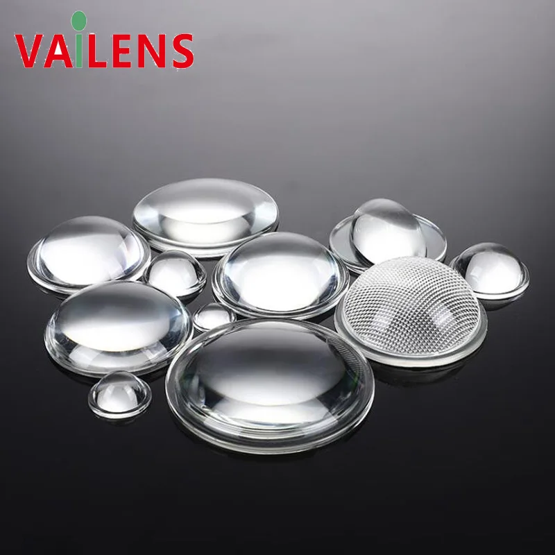 Diameter 10mm Focal Length 10mm Plano-Convex Lenses H-K9L/ZF2 Achromatic glass lens material 3535 COB LEDs Optics lighting
